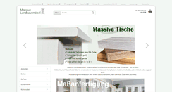 Desktop Screenshot of massive-landhausmoebel.de
